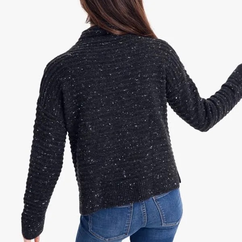 Madewell Belmont Donegal Mock Turtleneck Sweater - Picture 3 of 7